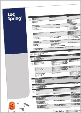  Flyer über Lee Springs Capabilities