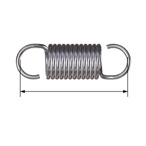 Zugfeder verz. - Tension and compression springs by Fliegl Agro-Center GmbH