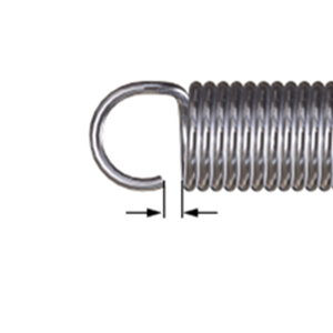 Zugfeder verz./deutsche Ösen - Tension and compression springs by Fliegl  Agro-Center GmbH