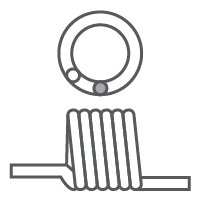 axiale torsionsfeder bein 4