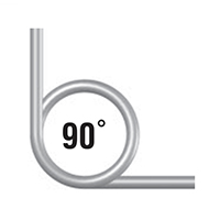 90 Grad-Torsionsfeder