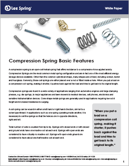 compression spring Basic