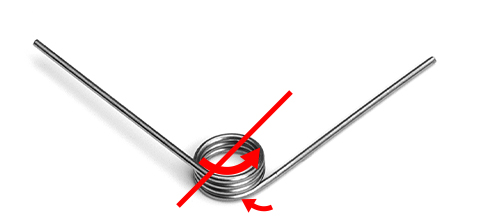 Gesamtzahl Windungen der Torsionsfeder